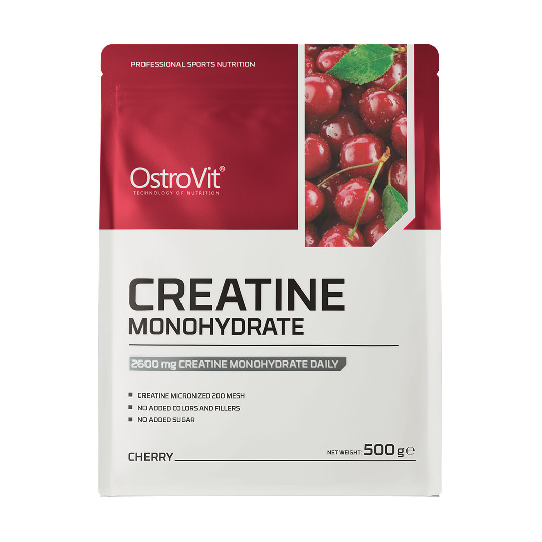 Уцінка! Креатин OstroVit Creatine Monohydrate Вишня, в порошку, 500 г